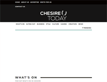 Tablet Screenshot of cheshire-today.co.uk